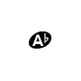 Symbol Gefüllter Notenkopf, A mit b