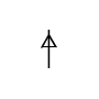 Symbol Triangel-Schlägel