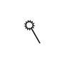 Symbol Weicher Garnschlägel rechts