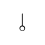 Symbol Xylophon weicher Schlägel abwärts